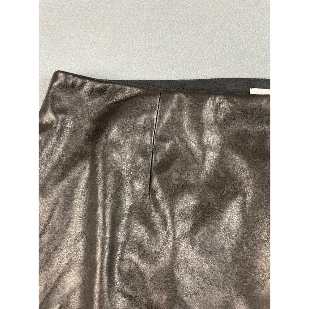 Nine West Black Faux Leather Pencil Skirt - Picture 5 of 10